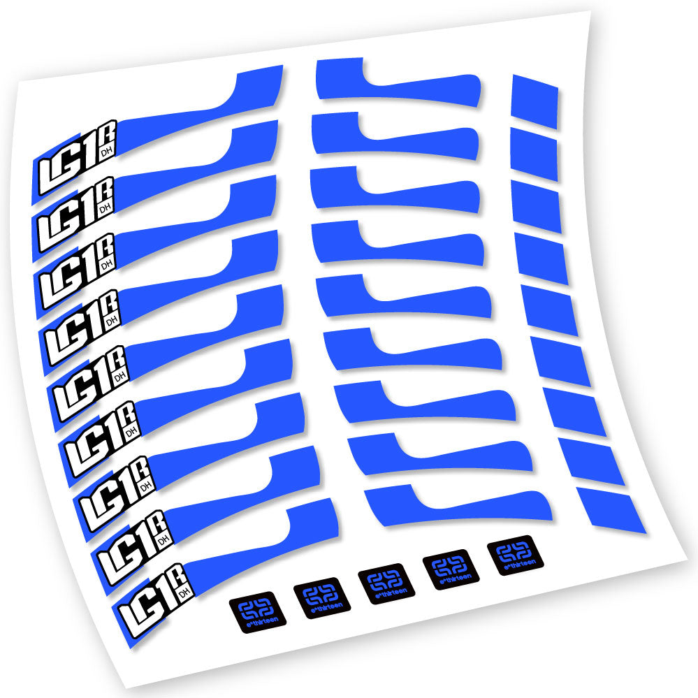 Stickers EThirteen LG1 DH compatibles Autocollants roues VTT