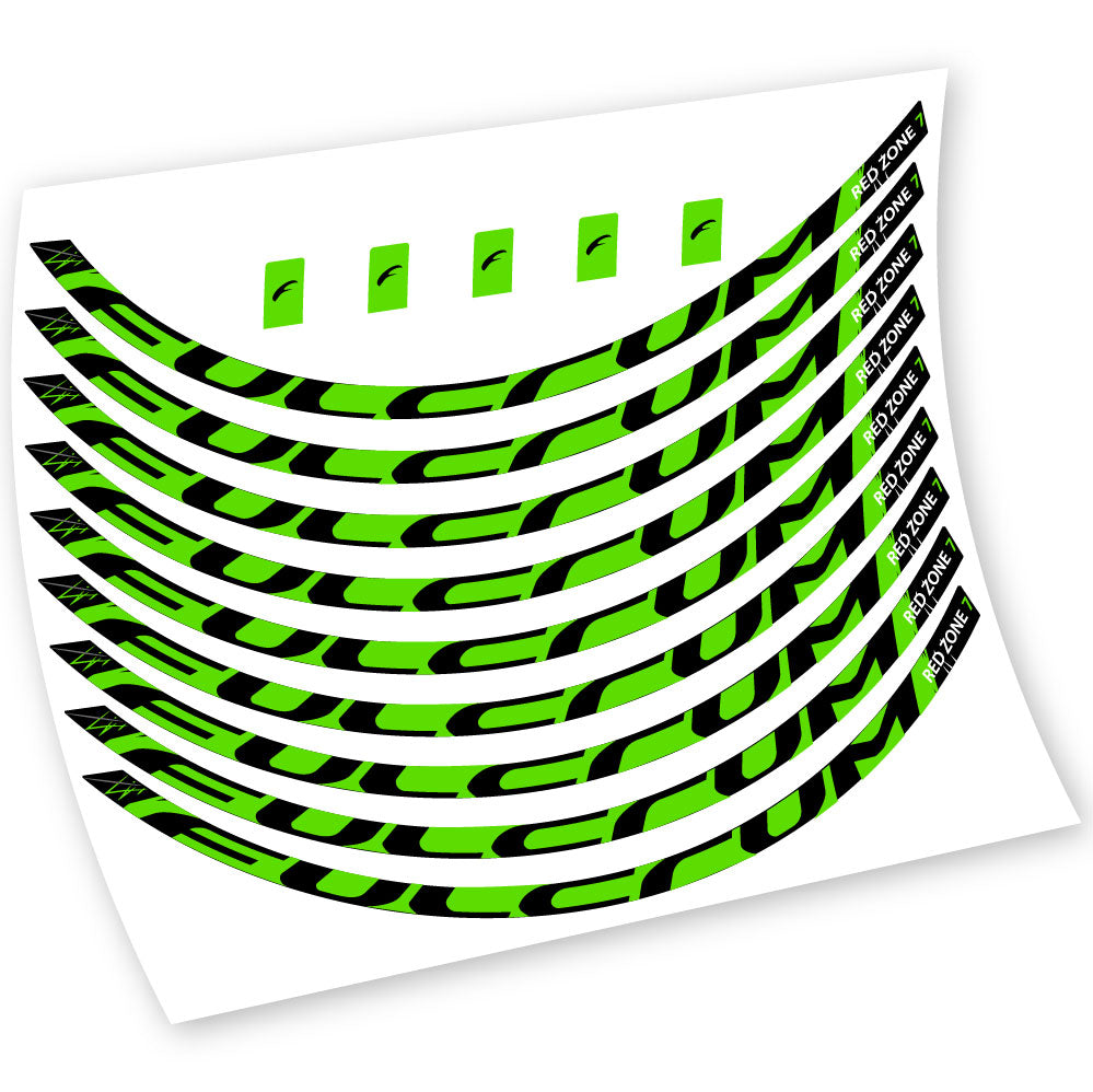Stickers Fulcrum Red Zone 7 compatibles Autocollants roues VTT