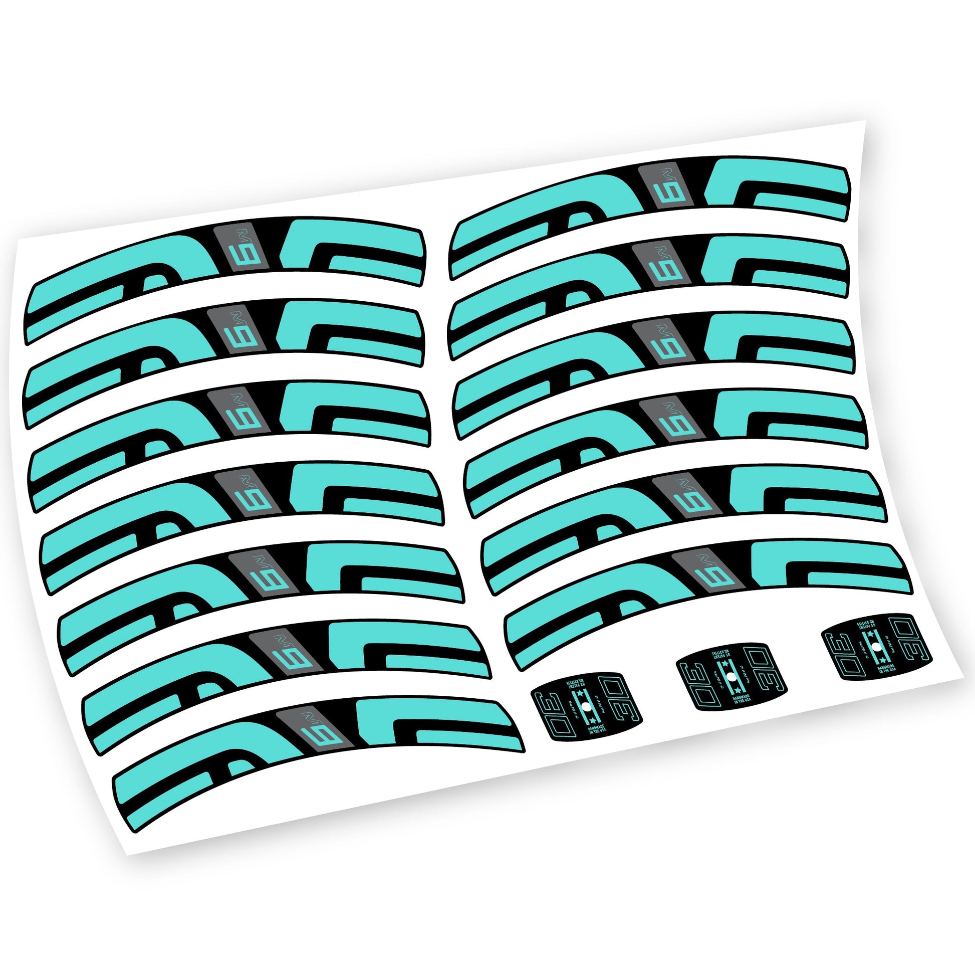 Stickers Enve M9 M930 compatibles Autocollants roues VTT