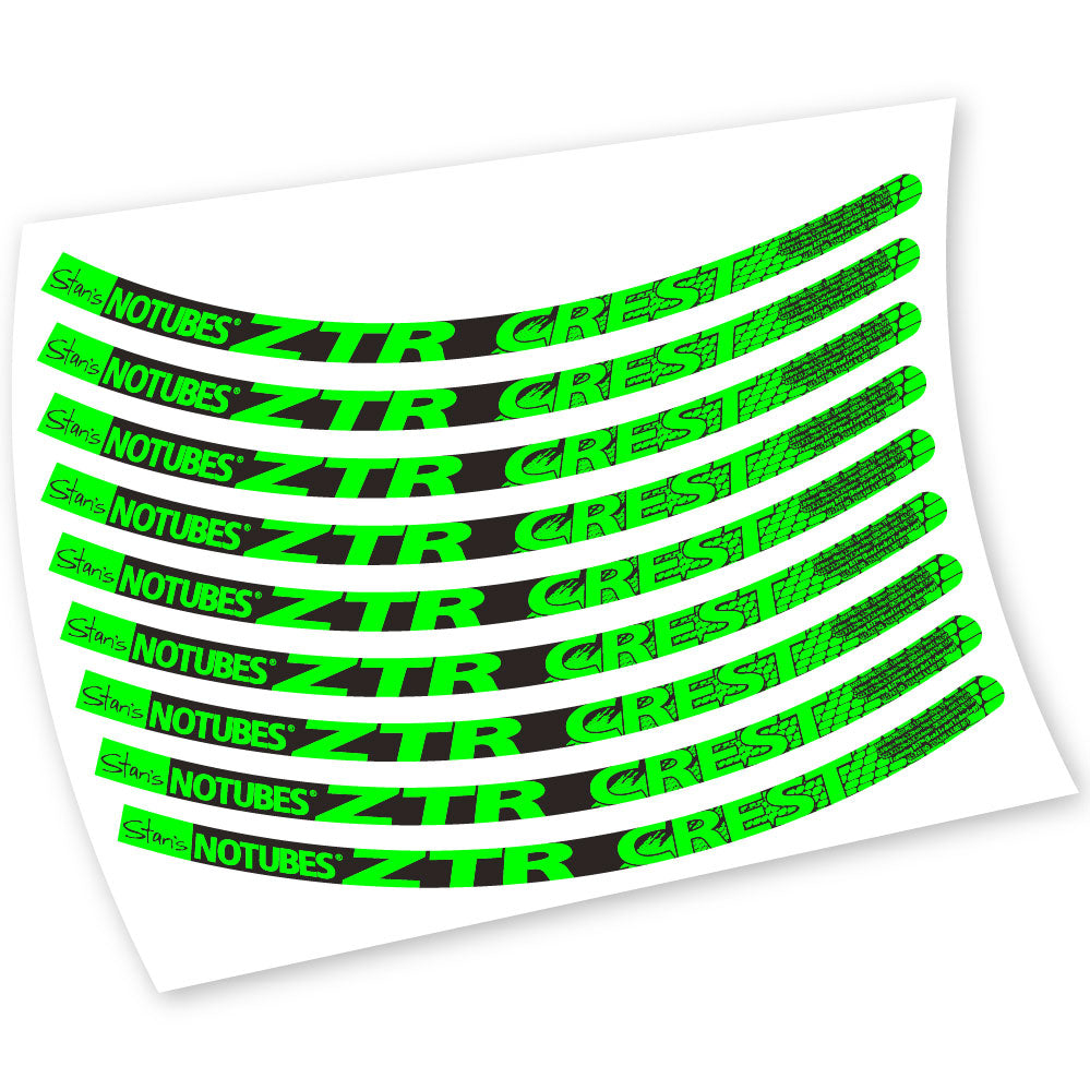 Stickers Notubes ZTR Crest compatibles Autocollants roues VTT 26"