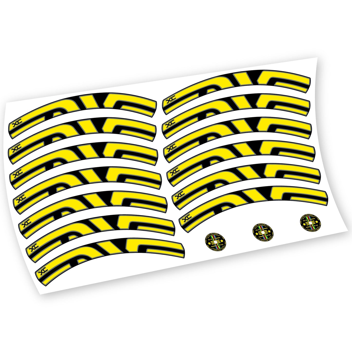 Stickers Enve XC, VTT compatibles Autocollants roues VTT