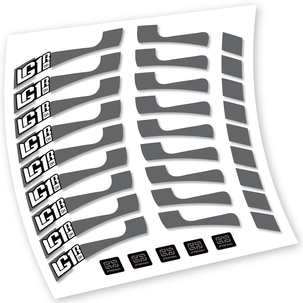 Stickers EThirteen LG1 DH compatibles Autocollants roues VTT