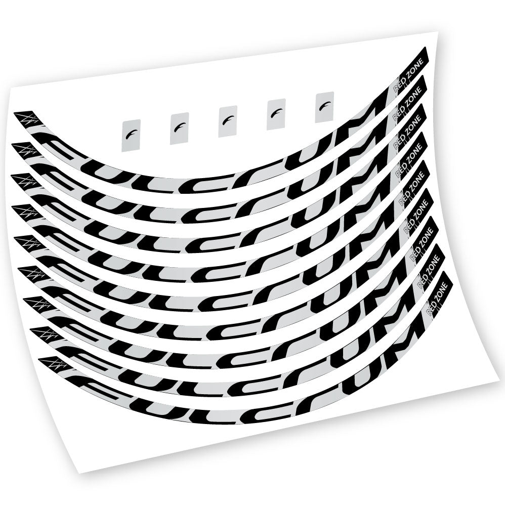 Stickers Fulcrum Red Zone 7 compatibles Autocollants roues VTT