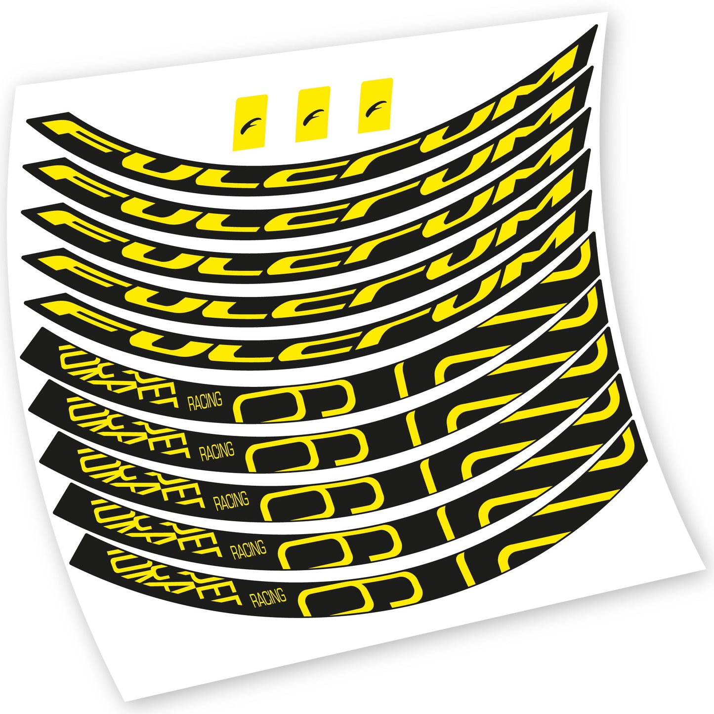 Stickers Fulcrum Racing 6 compatibles Autocollants roues VTT