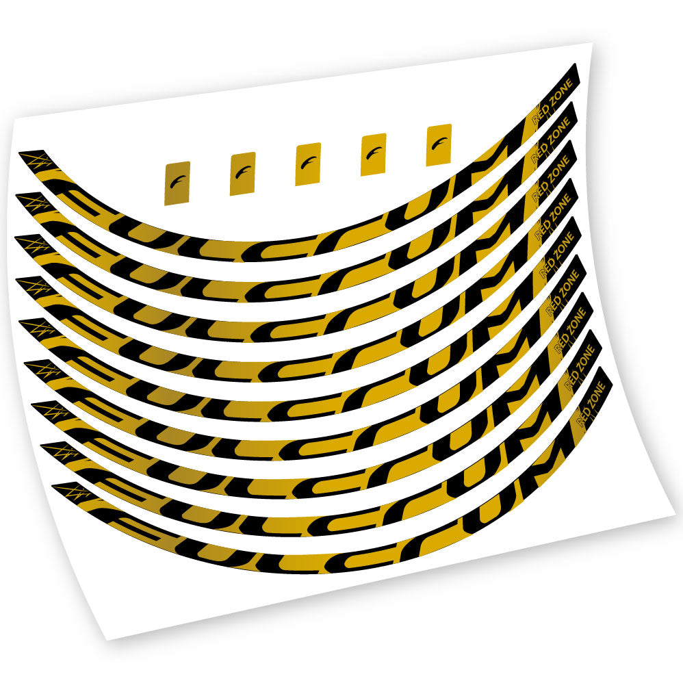 Stickers Fulcrum Red Zone 7 compatibles Autocollants roues VTT
