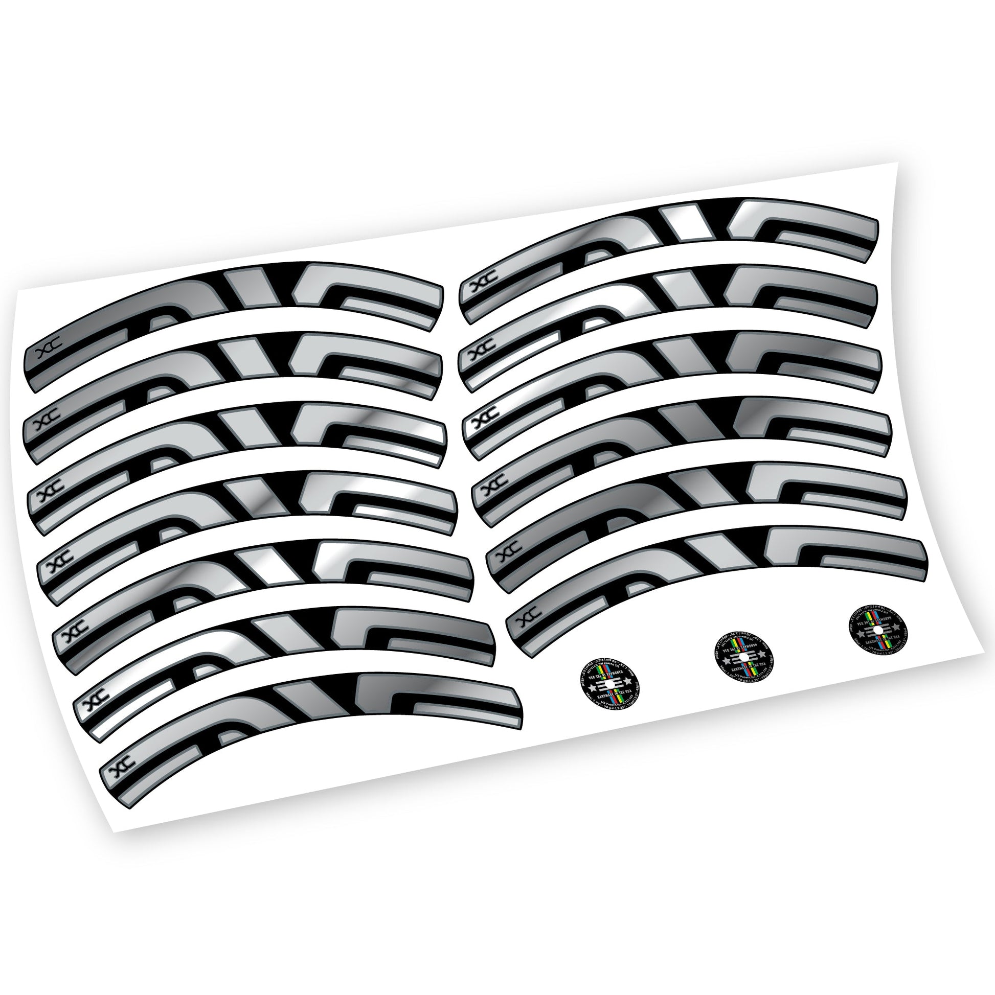 Stickers Enve XC, VTT compatibles Autocollants roues VTT