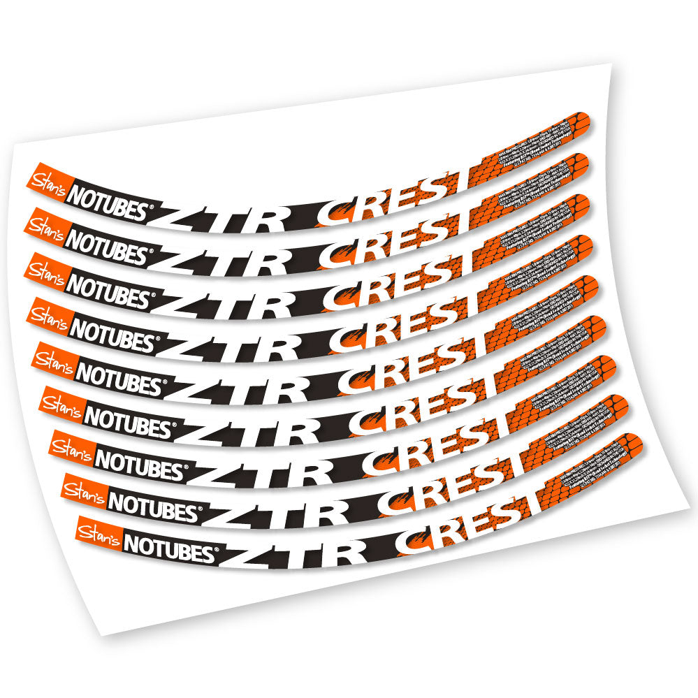 Stickers Notubes ZTR Crest compatibles Autocollants roues VTT 26"