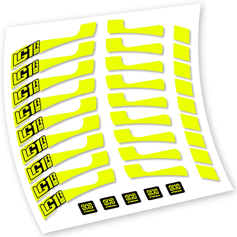 Stickers EThirteen LG1 DH compatibles Autocollants roues VTT