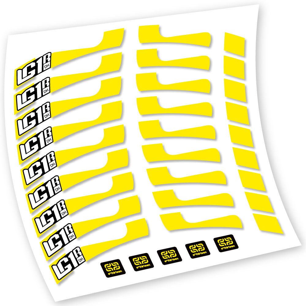 Stickers EThirteen LG1 DH compatibles Autocollants roues VTT