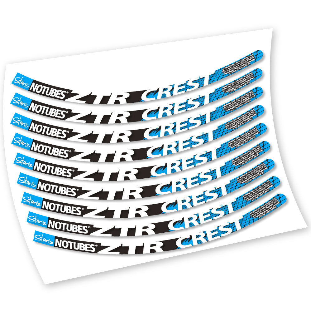 Stickers Notubes ZTR Crest compatibles Autocollants roues VTT 26"