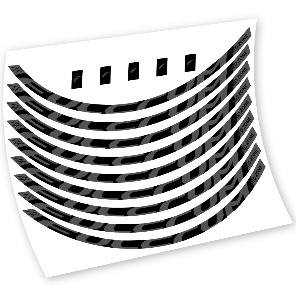 Stickers Fulcrum Red Zone 7 compatibles Autocollants roues VTT