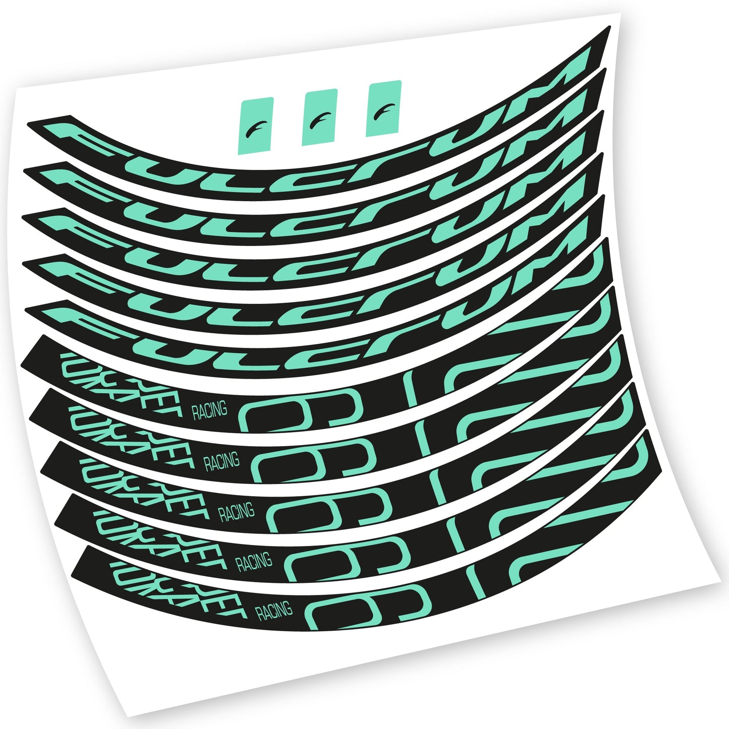 Stickers Fulcrum Racing 6 compatibles Autocollants roues VTT