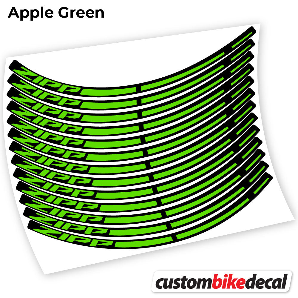Apple Green decal for Zipp MTB wheel – bike sticker vinyl