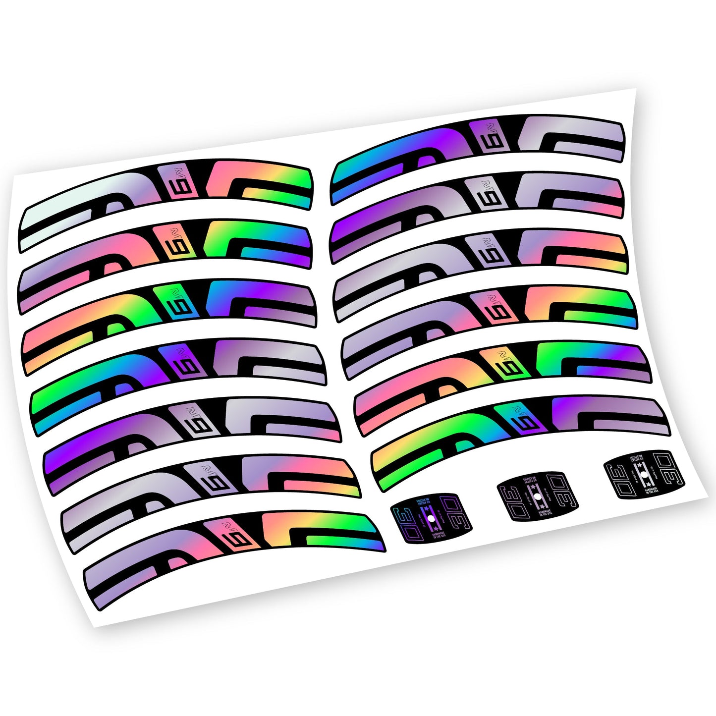 Stickers Enve M9 M930 compatibles Autocollants roues VTT