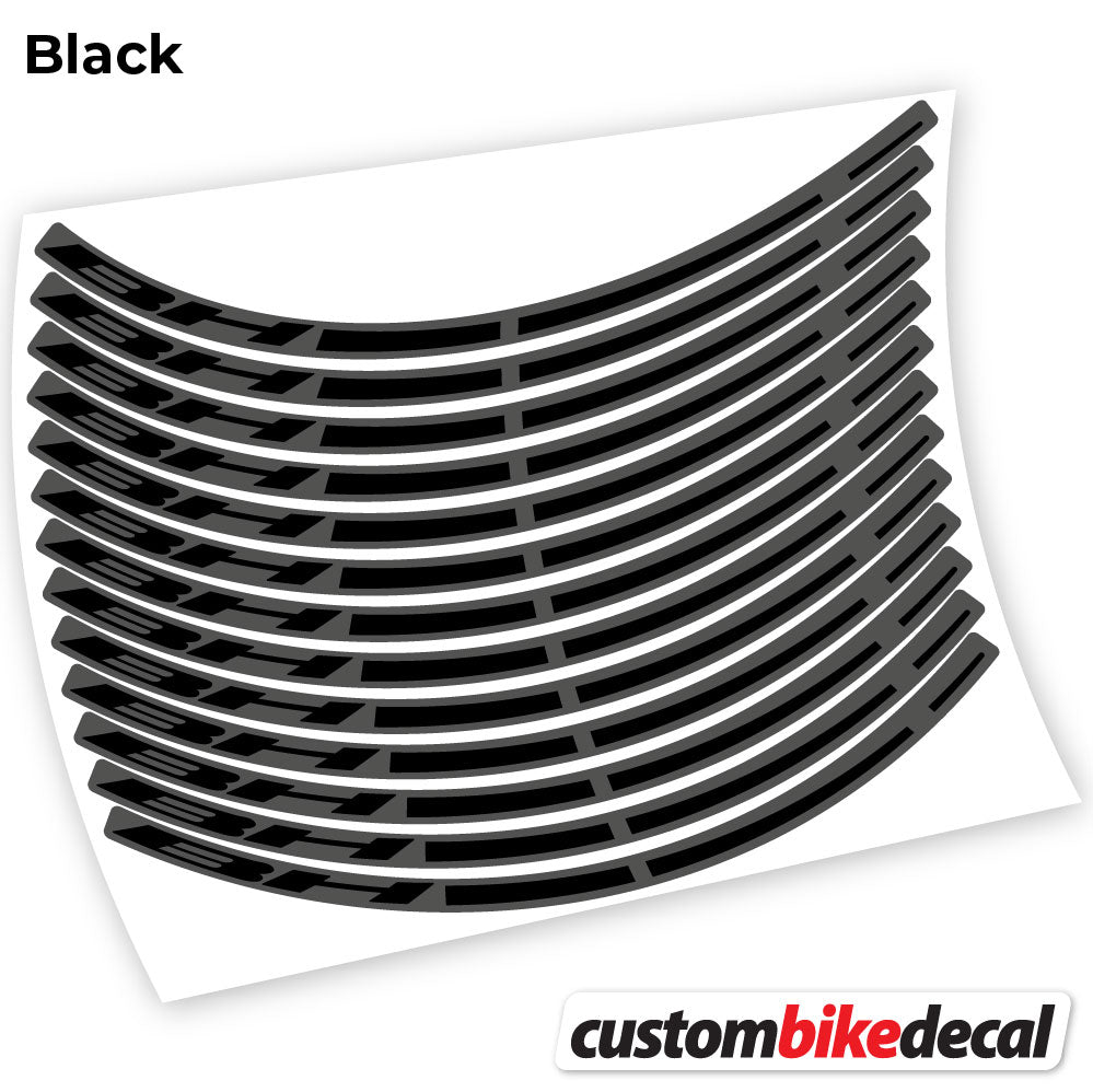 Black decal for BH MTB wheel – bike sticker vinyl