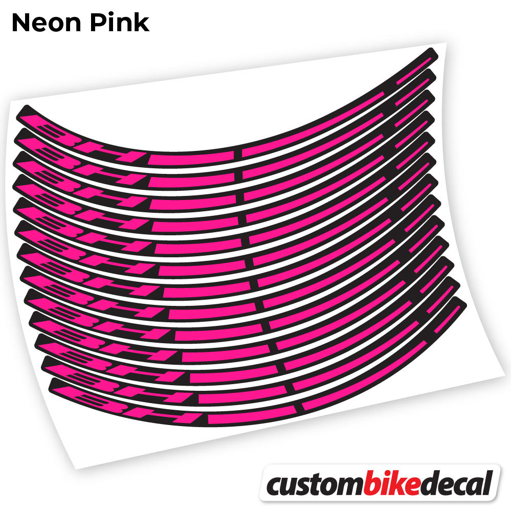 Neon Pink decal for BH MTB wheel – bike sticker vinyl