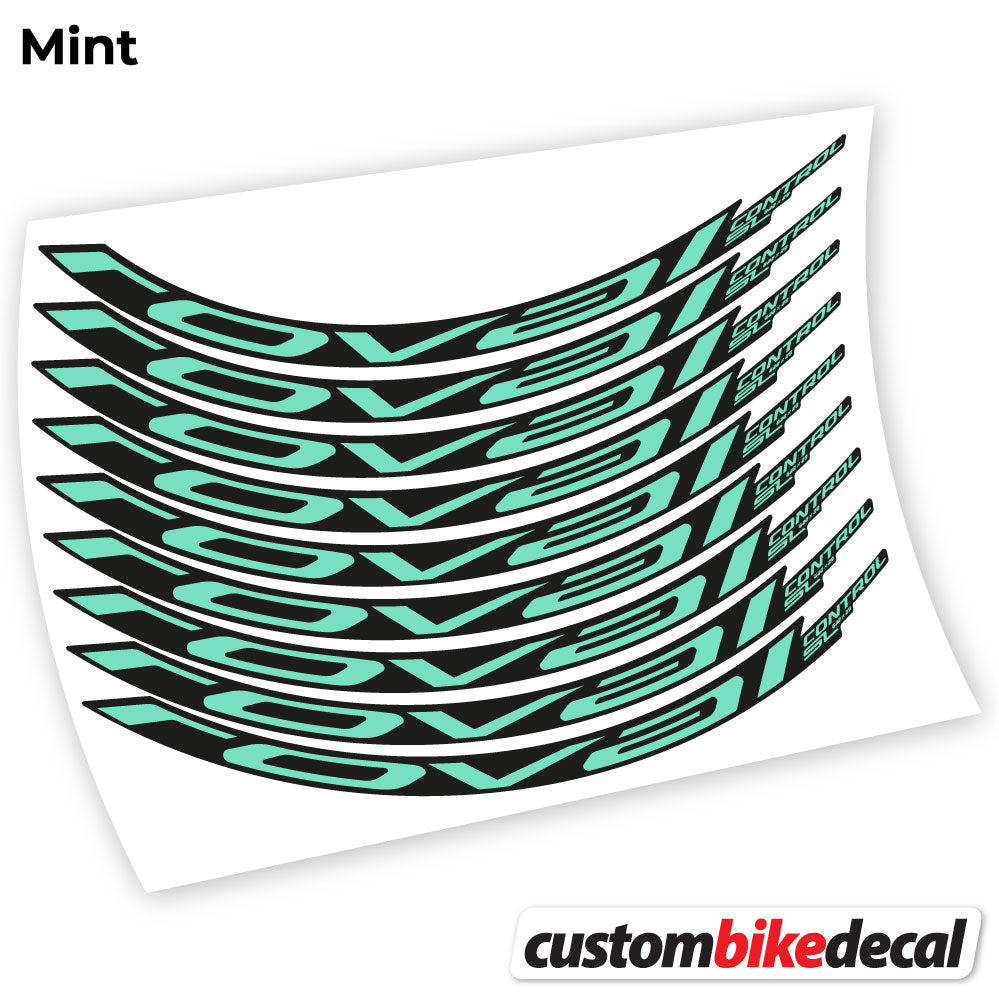 Mint decal for Roval Control SL 2021 MTB wheel – bike sticker vinyl