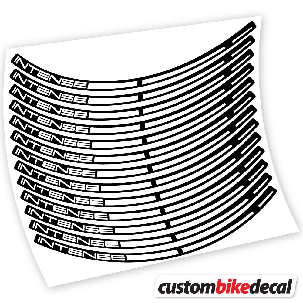 Decal for Intense MTB wheel – bike sticker vinyl, view 5