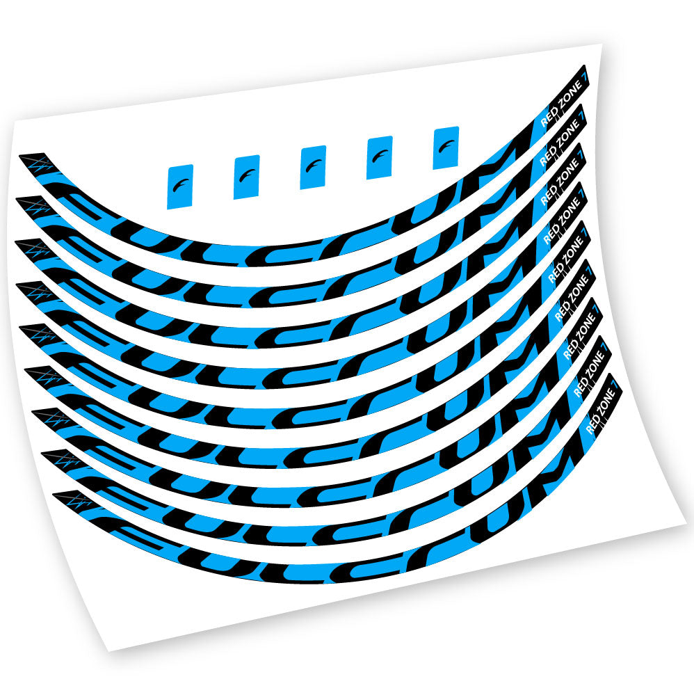 Stickers Fulcrum Red Zone 7 compatibles Autocollants roues VTT