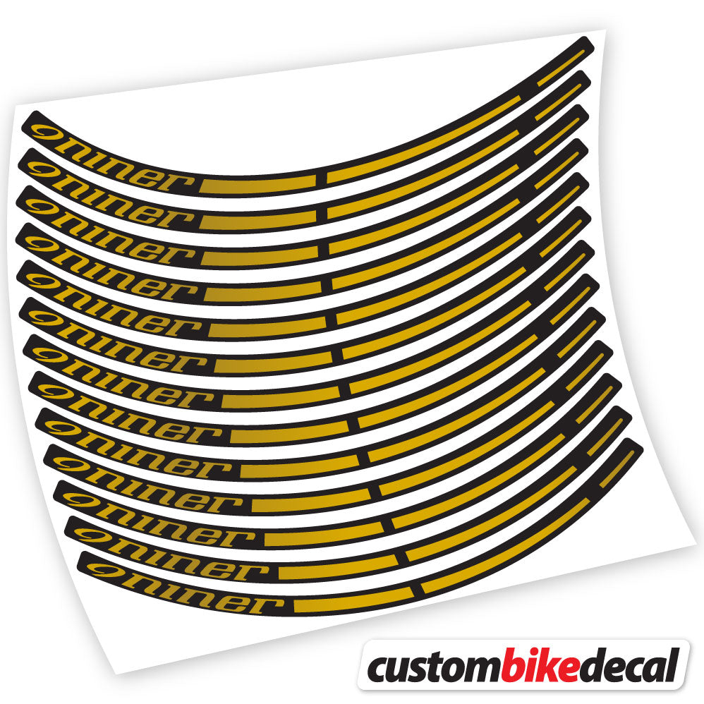 Decal for Niner MTB wheel – bike sticker vinyl
