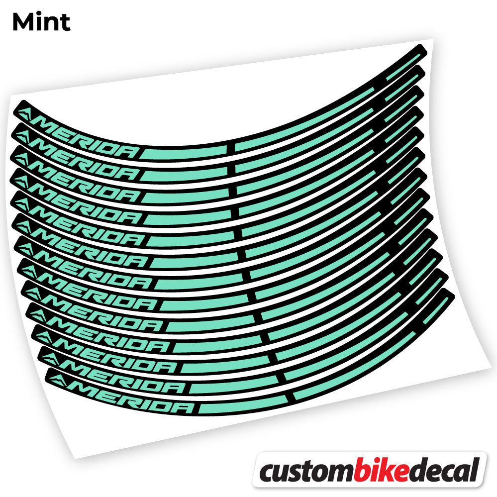 Mint decal for Merida MTB wheel – bike sticker vinyl
