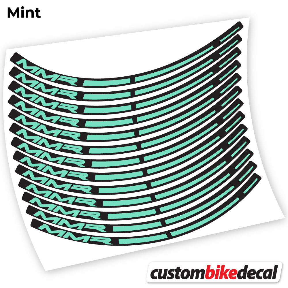 Mint decal for MMR MTB wheel – bike sticker vinyl
