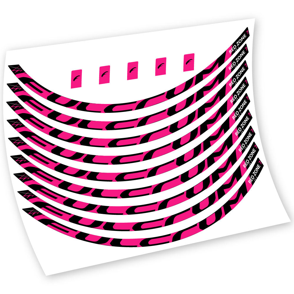Stickers Fulcrum Red Zone 7 compatibles Autocollants roues VTT