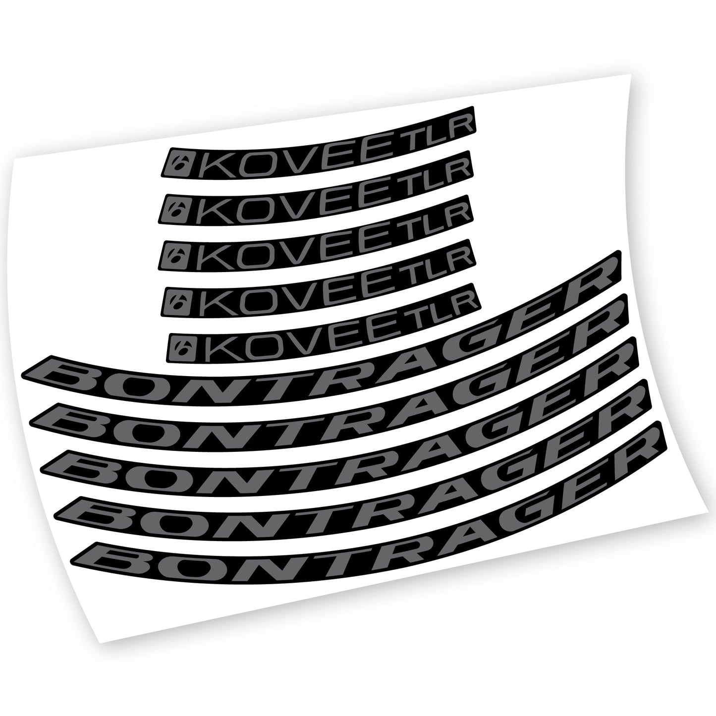 Stickers Bontrager Kovee TLR 2021 compatibles Autocollants roues VTT