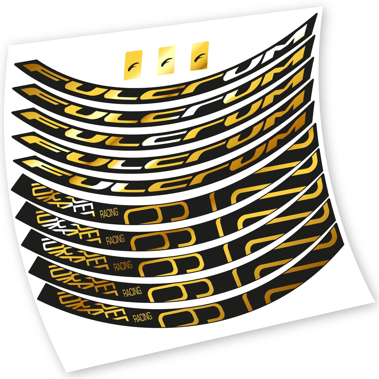 Stickers Fulcrum Racing 6 compatibles Autocollants roues VTT