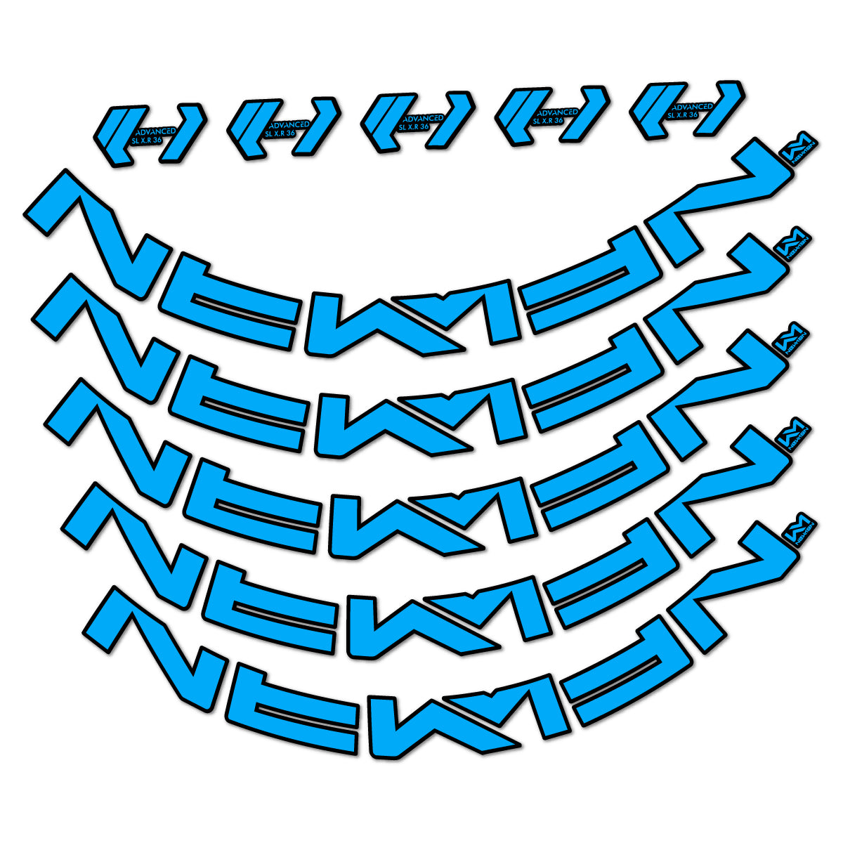 Stickers roue VTT Newmen Advanced SL X.R.36 Vonoa autocollant vinyle