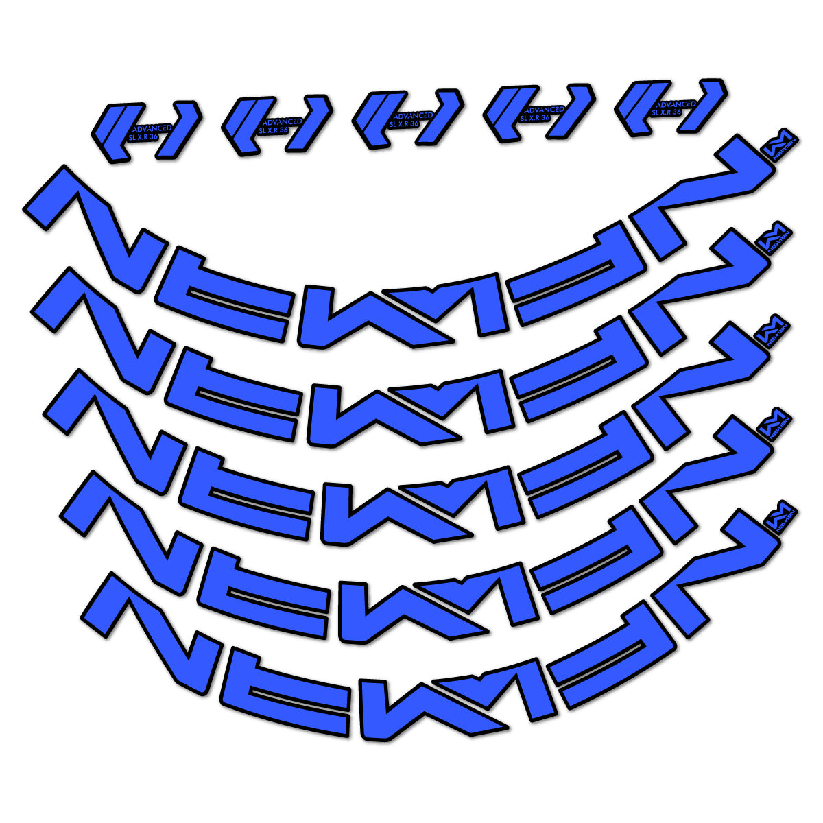 Stickers roue VTT Newmen Advanced SL X.R.36 Vonoa autocollant vinyle