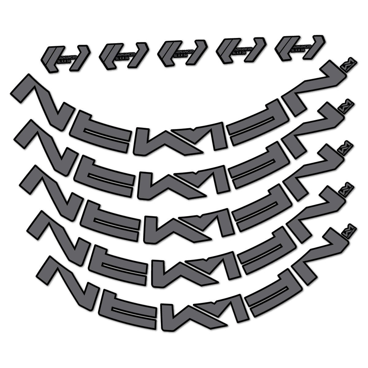 Stickers roue VTT Newmen Advanced SL X.R.36 Vonoa autocollant vinyle
