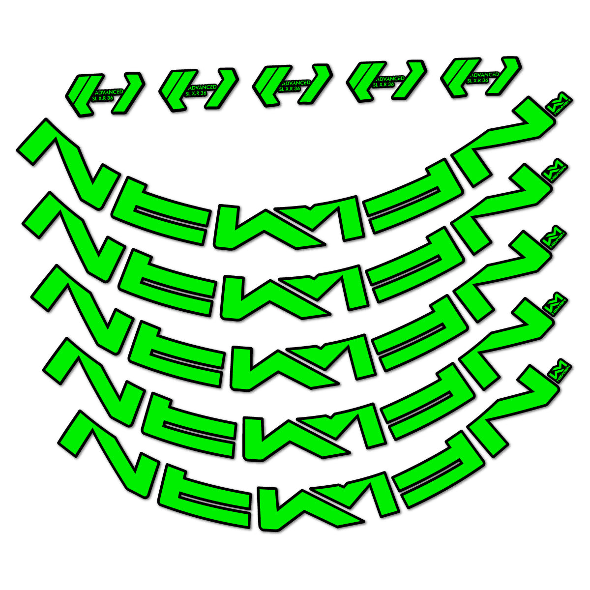 Stickers roue VTT Newmen Advanced SL X.R.36 Vonoa autocollant vinyle