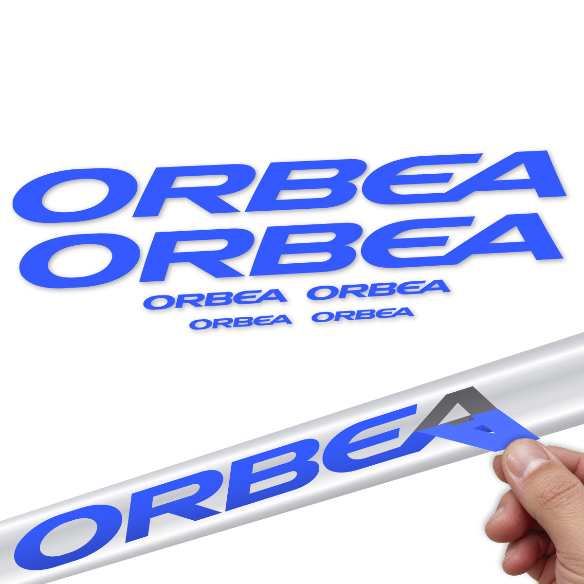 Stickers compatibles Orbea Alma 2022-2027 pour cadre – autocollants vinyle - Bleu