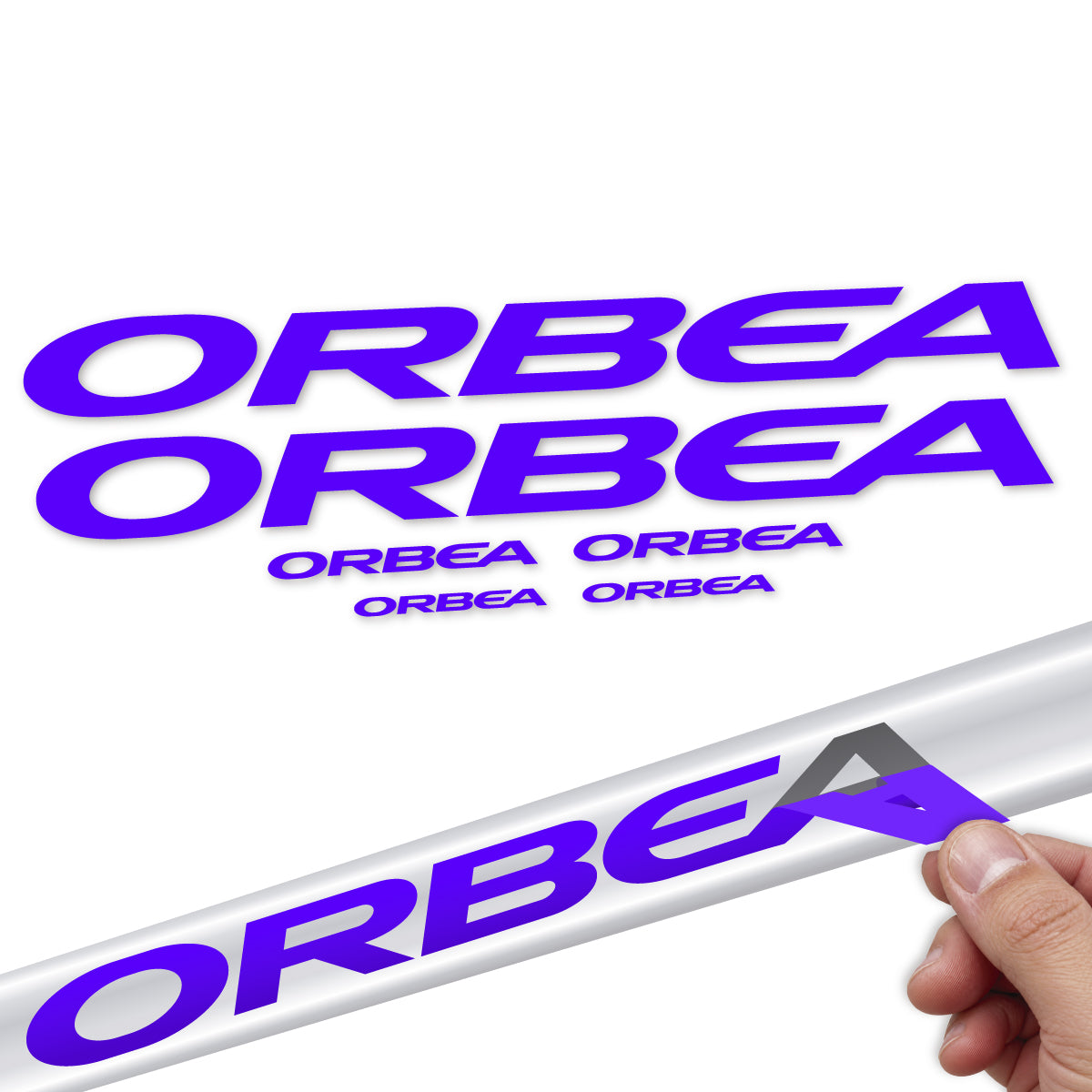 Stickers compatibles Orbea Alma 2022-2027 pour cadre – autocollants vinyle - Bleu Reflex