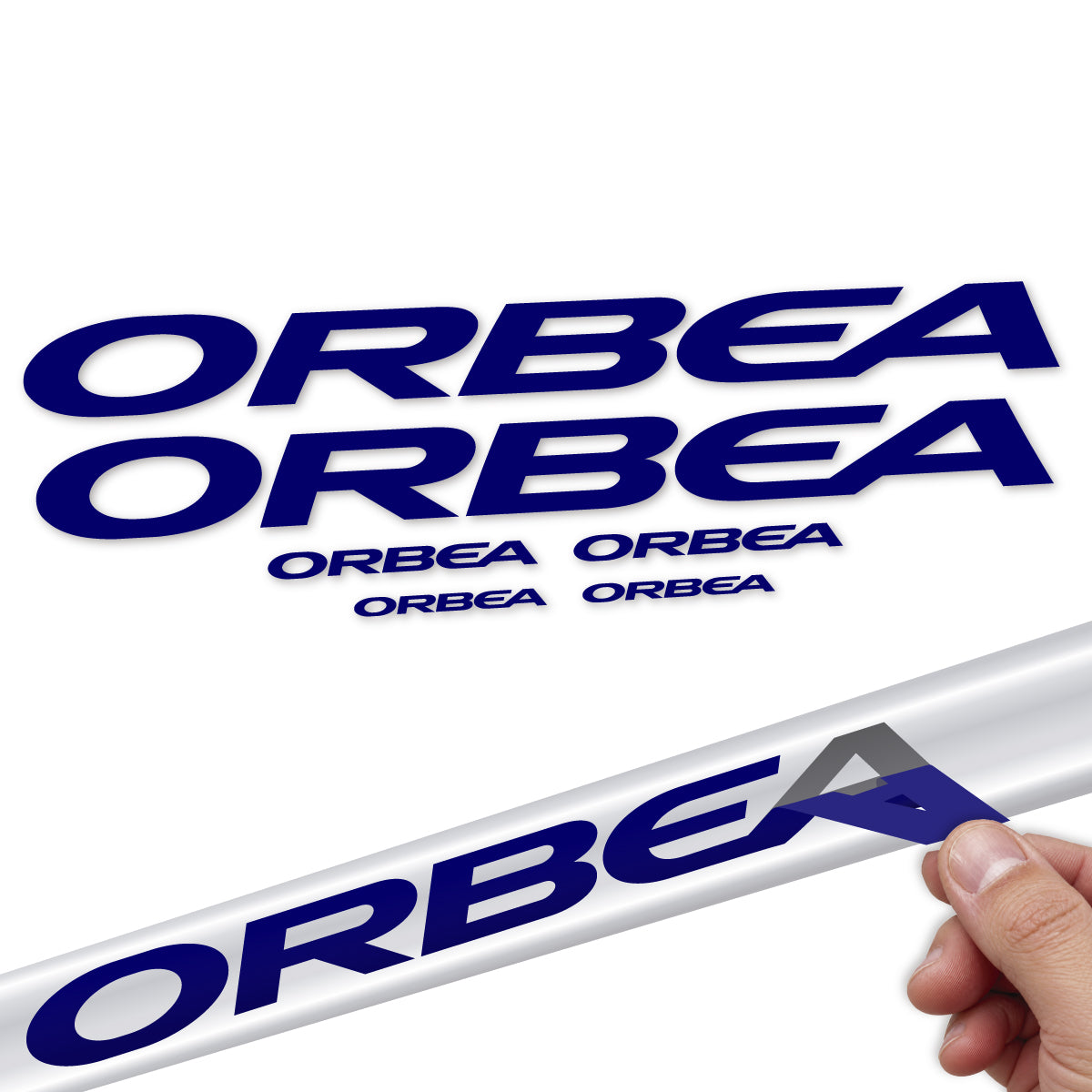 Stickers compatibles Orbea Laufey 2022-2027 pour cadre – autocollants vinyle - Bleu Scandinave