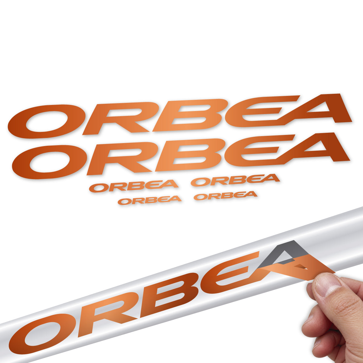 Stickers compatibles Orbea Alma 2022-2027 pour cadre – autocollants vinyle - Bronze