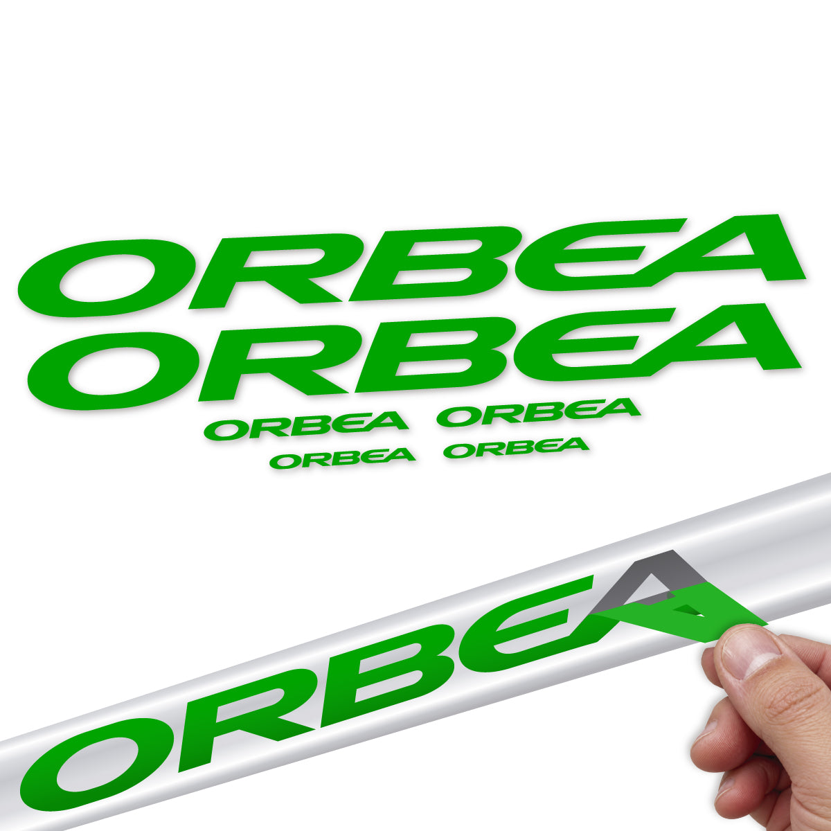 Stickers compatibles Orbea Terra Race 2022-2027 pour cadre – autocollants vinyle - Vert