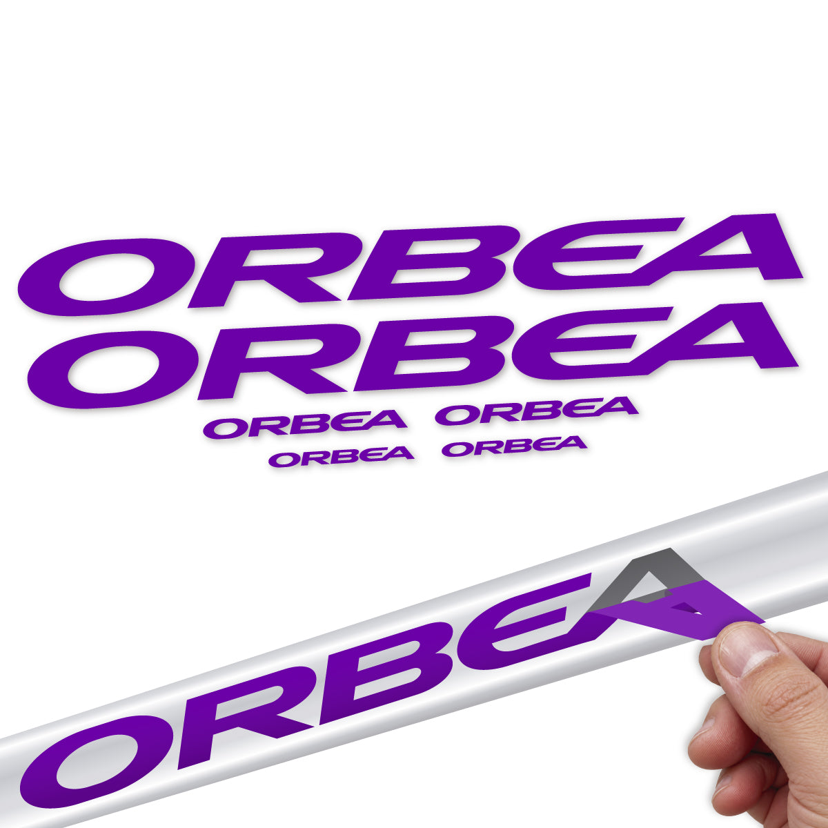 Stickers compatibles Orbea Terra Race 2022-2027 pour cadre – autocollants vinyle - Violet