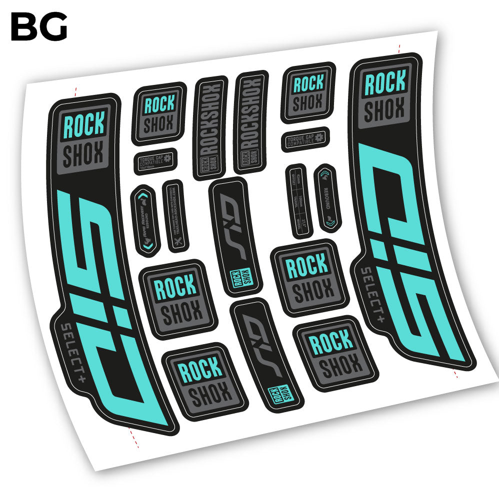 Stickers Sid Select Plus 2021 compatibles Autocollants fourche VTT