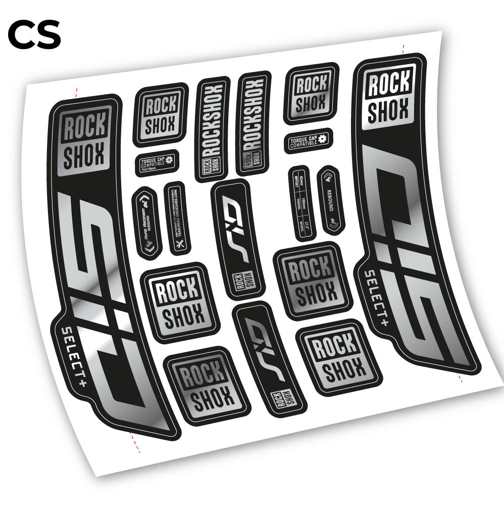 Stickers Sid Select Plus 2021 compatibles Autocollants fourche VTT