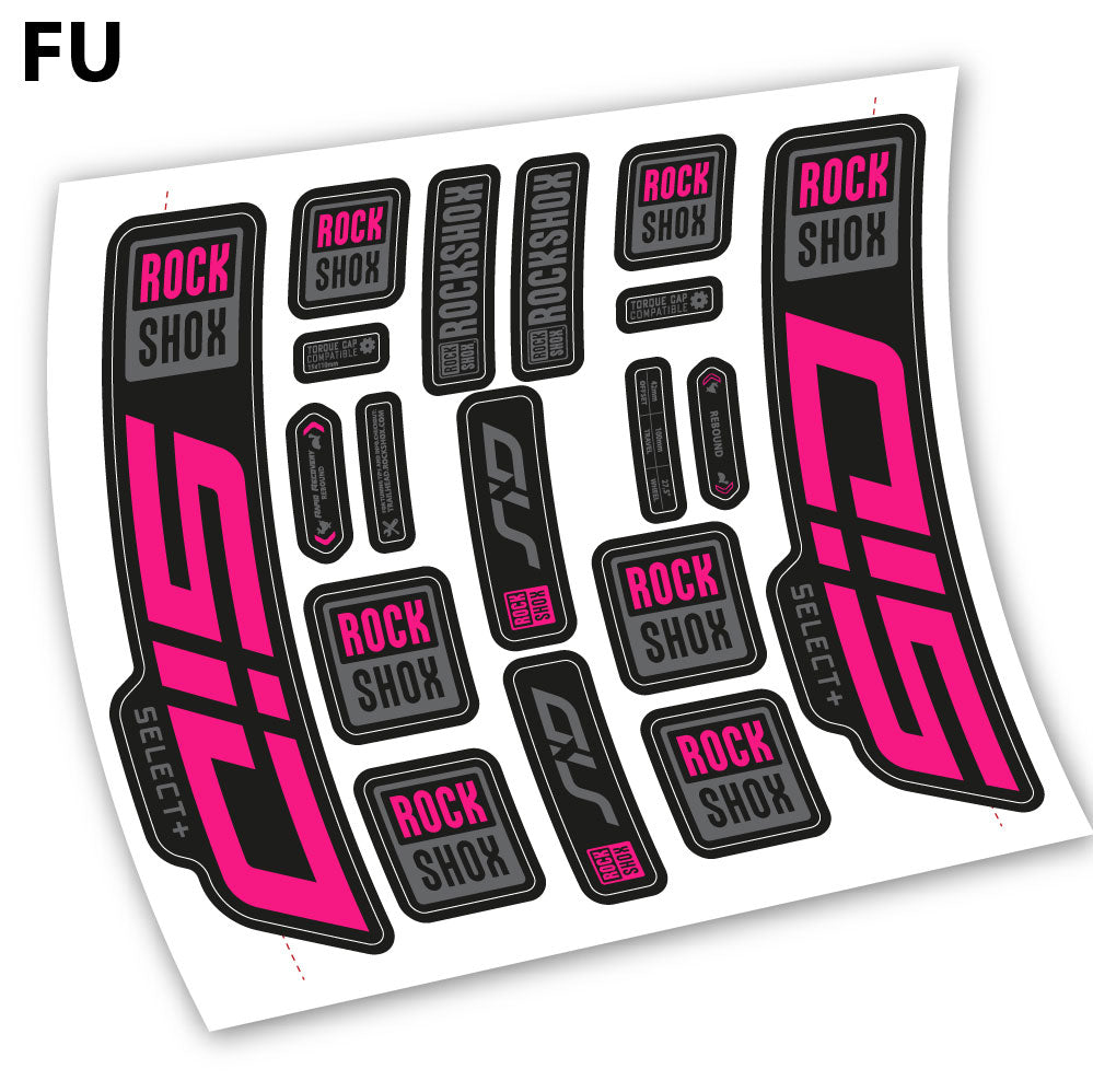 Stickers Sid Select Plus 2021 compatibles Autocollants fourche VTT