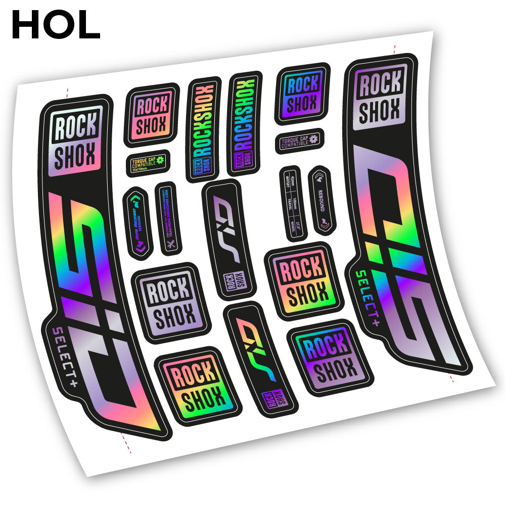 Stickers Sid Select Plus 2021 compatibles Autocollants fourche VTT