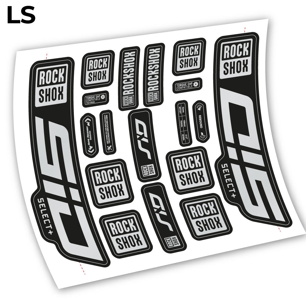Stickers Sid Select Plus 2021 compatibles Autocollants fourche VTT
