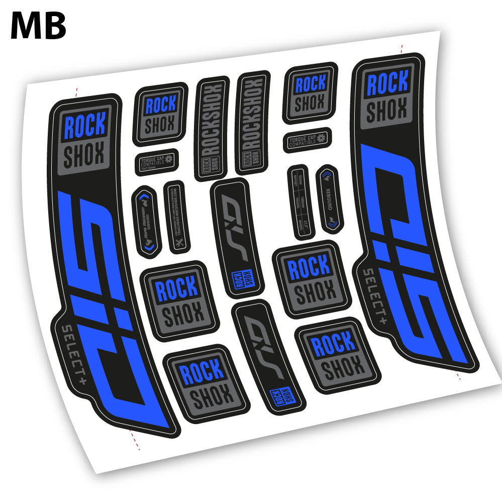 Stickers Sid Select Plus 2021 compatibles Autocollants fourche VTT