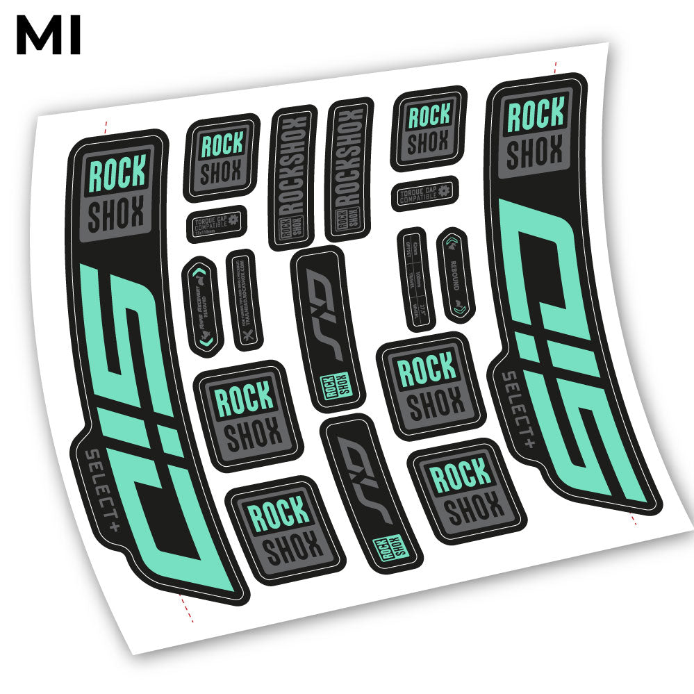 Stickers Sid Select Plus 2021 compatibles Autocollants fourche VTT