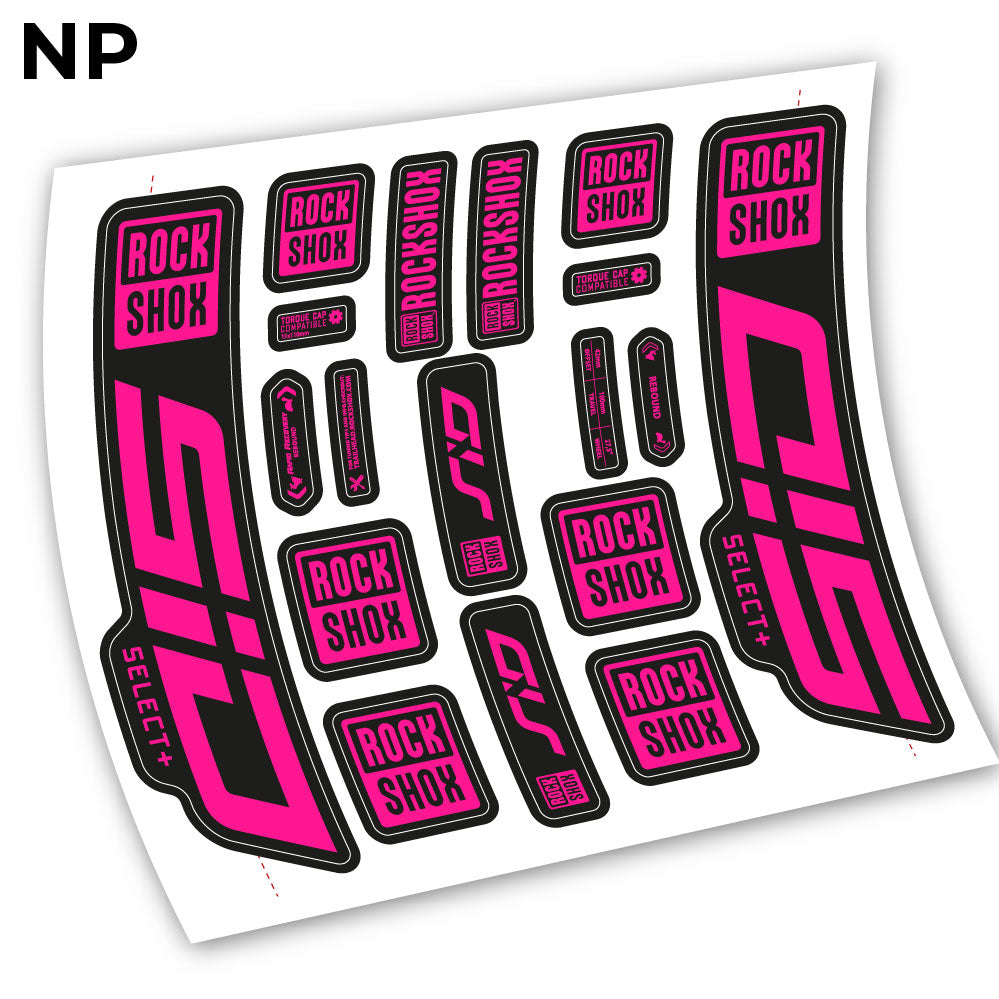 Stickers Sid Select Plus 2021 compatibles Autocollants fourche VTT