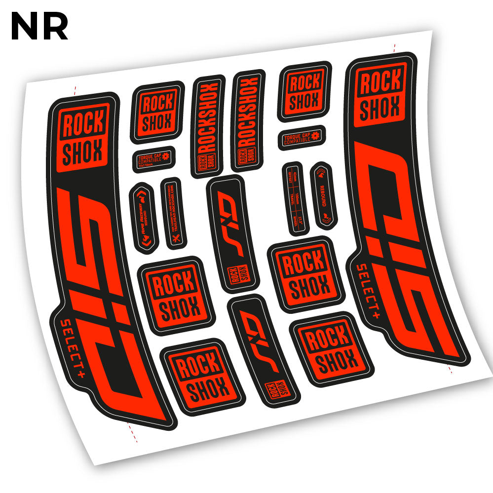 Stickers Sid Select Plus 2021 compatibles Autocollants fourche VTT