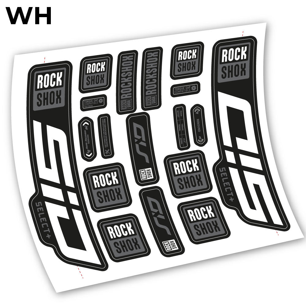 Stickers Sid Select Plus 2021 compatibles Autocollants fourche VTT