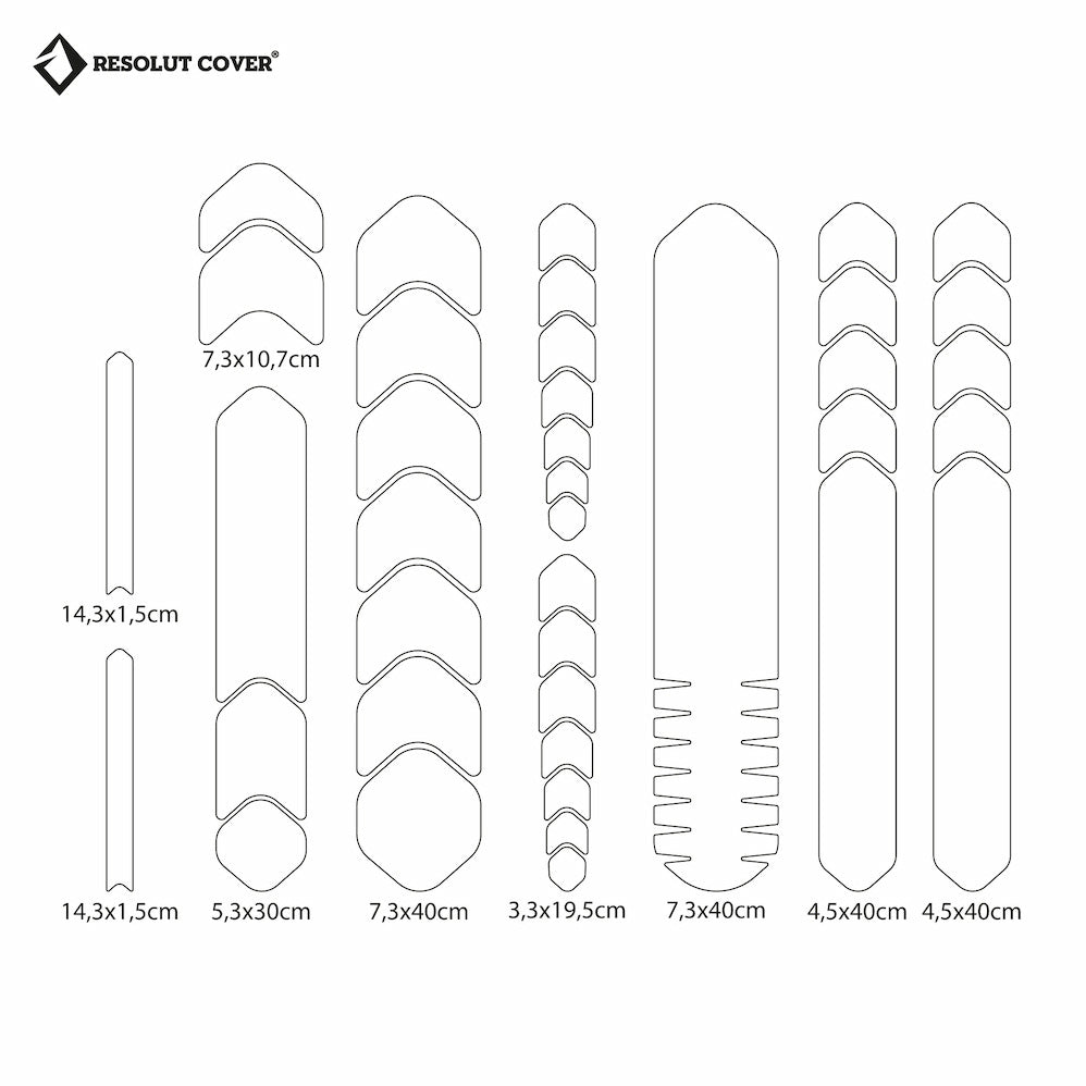 Stickers Resolut Cover®, Protection compatibles Autocollants cadre